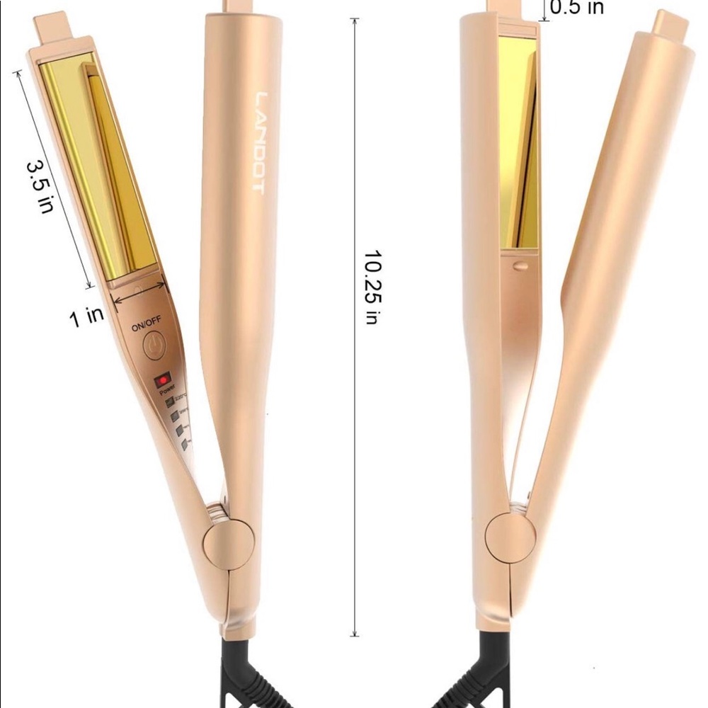 LANDOT Flat Iron for Hair Curling Irons